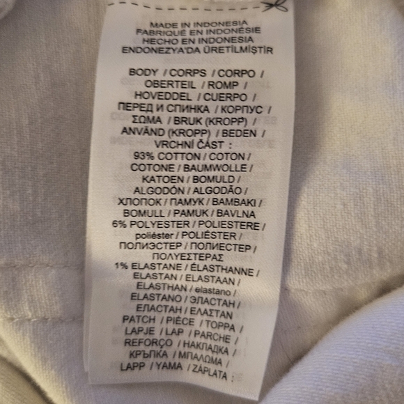 Lauren Ralph Lauren High Waist Skinny Crop Ankle White Denim Jeans size 10 - Picture 9 of 9